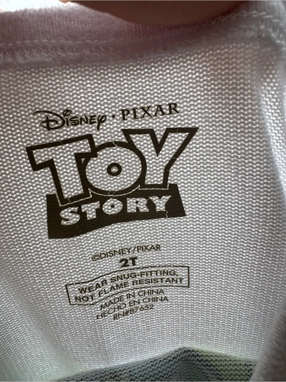 Disney Pixar Toy Story Buzz Lightyear Toddler Pajama Set Size 2T 2 Piece